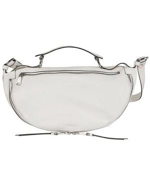 Lancel Origami Medium Crossbody Bag - White