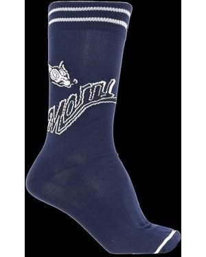 Marni Wolf Detail Socks - Blue