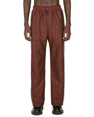 Ahluwalia Blitta Straight-Leg Drawstring Track Trousers - Red