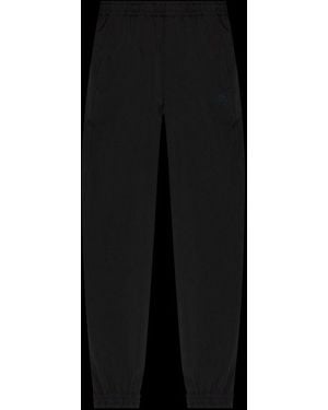 Moncler Logo Patch Jogging Pants - Black
