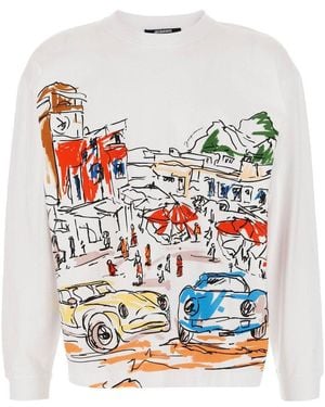 Jacquemus Cotton Jersey Printed Sweatshirt - Grey