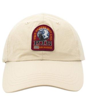 Parajumpers Logo Patch Pull-On Baseball Cap - Natural