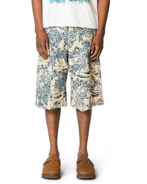 Acne Studios Loose Fit Denim Shorts - Multicolour