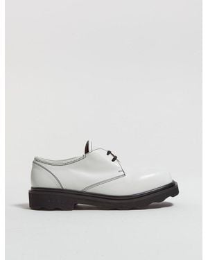 Marni Round Toe Lace-Up Shoes - White