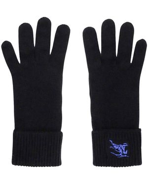 手袋 Burberry Black Cashmere Blend Gloves Cashmere Blend Gloves in Black - Men | Burberry® Official
