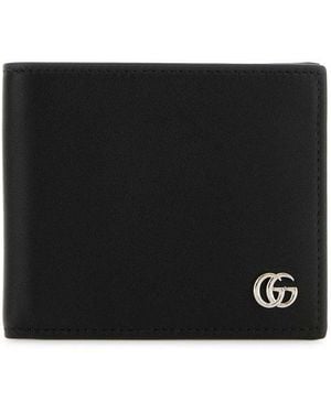 Gucci Gg Marmont Bi-Fold Wallet - Black