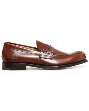 Church's Pembrey Polished Slip-On Loafers - Brown