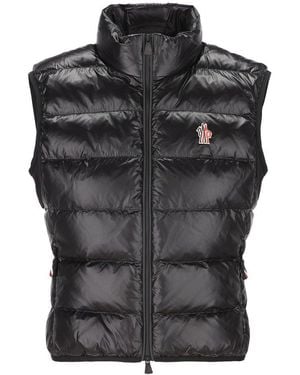 関税込 Moncler Reversible Polartec Zip-Up Gilet Moncler Reversible Polartec Zip-Up Gilet in Brown | Lyst
