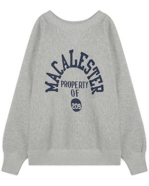 Champion True To Archive Reverse Weave 1St Patent Print Sweatshirt - Grey