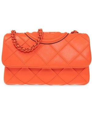 Tory Burch Fleming Soft Convertible Small Shoulder Bag - Orange