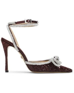 Mach & Mach Embellished Bow Court Shoes - Black