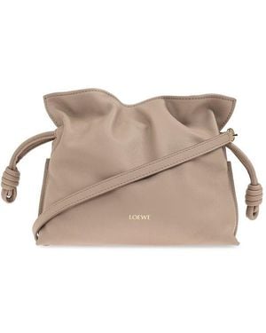 Loewe Mini Flamenco Clutch Bag - Brown