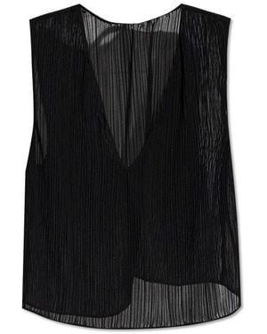 IRO Pleated Top "Calyssa" - Black