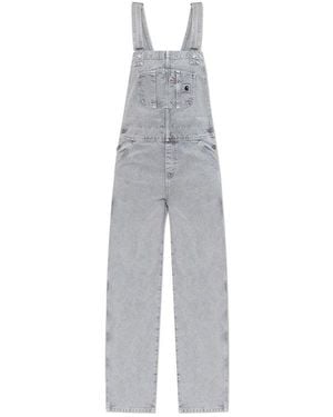 Carhartt Denim Overalls - White