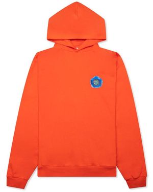 Marni Whirl Printed Hoodie - Orange