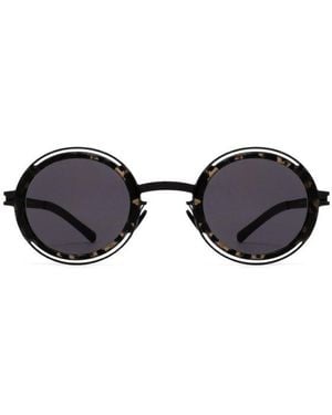 Mykita Pearl Round Frame Sunglasses - White