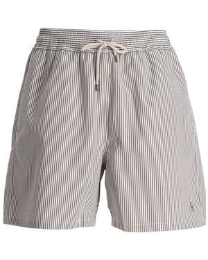 Polo Ralph Lauren 5.75-Inch Traveller Classic Swim Trunks - Grey