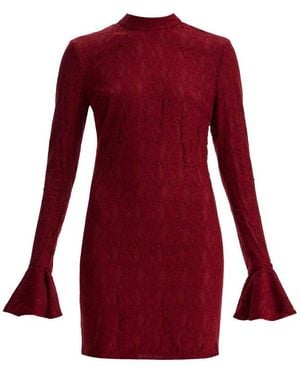 ROTATE BIRGER CHRISTENSEN Lace Mini Dress - Red