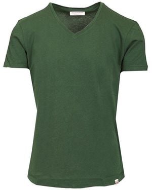 Orlebar Brown V-Neck T-Shirt - Green