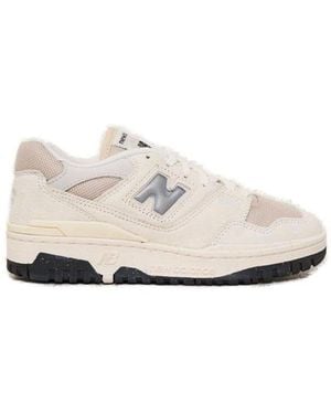 New Balance 550 Lace-Up Sneakers - White