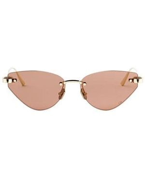 Dior Cdior Butterfly Frameless Sunglasses - Pink