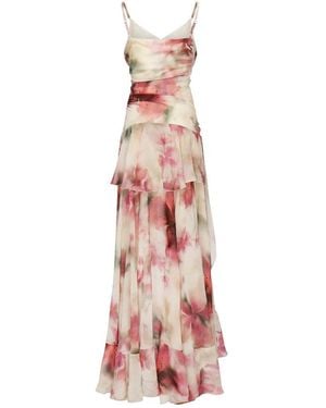 Guess Layered Maxi Dress - Pink