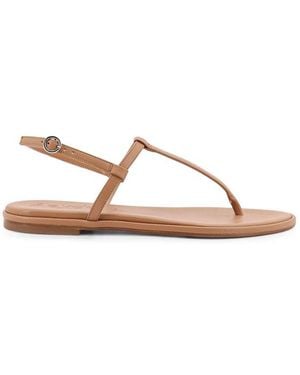Aeyde Aeyde Open Toe Slingback Sandals - Brown