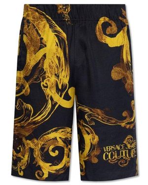 Versace Jeans Couture Printed Shorts - Black