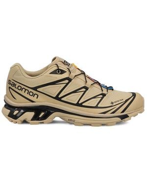 Salomon Xt-6 Panelled Trainers - Natural