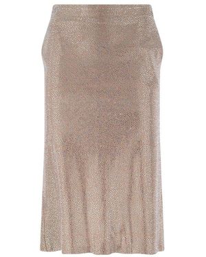 GIUSEPPE DI MORABITO Strass Midi Skirt - Brown