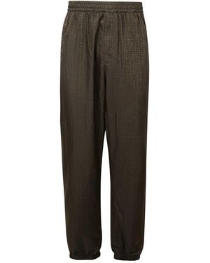 Givenchy 4G Jacquard High Waist Track Trousers - Red