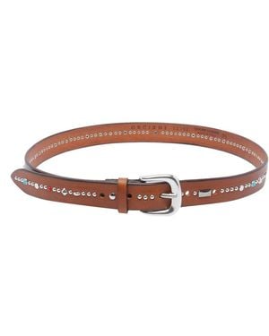 Orciani Studded Belt - Brown