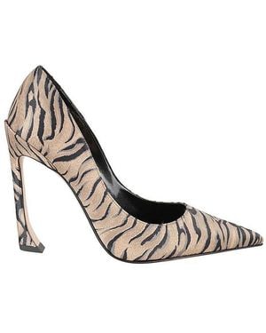 Piferi Avangarda Pointed Toe Court Shoes - Metallic