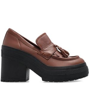 Converse Tassel Chunky Heel Pumps - Brown
