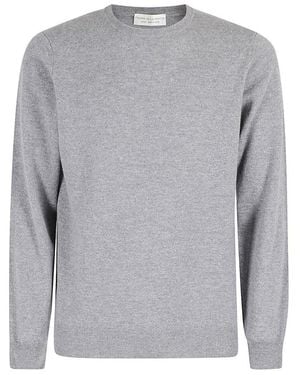 FILIPPO DE LAURENTIIS Crewneck Knit Sweater - Grey