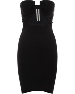 Rick Owens Prong Jersey Mini Dress - Black