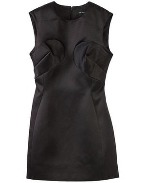 Marc Jacobs Seamed Up Satin Dress - Black