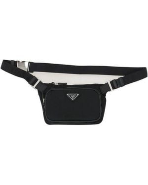 Prada Re-Nylon Zipped Belt Bag - Black