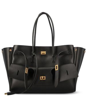 ［25ss新作］Balenciaga Bel Air Twist-Lock Top Handle Bag Balenciaga Bel Air Small Leather Top-Handle Bag | Neiman Marcus