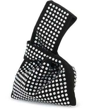 GIUSEPPE DI MORABITO Embellished Knot Fastened Mini Bag - Black