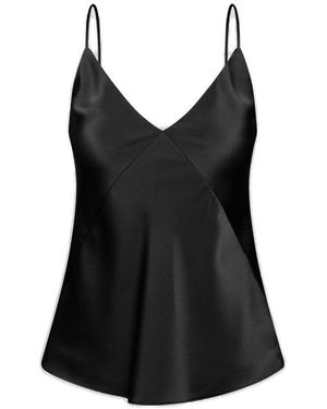 Max Mara Quassia V-Neck Sleeveless Tank Top - Black