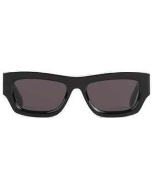 Palm Angels Auberry Rectangular Frame Sunglasses - Grey