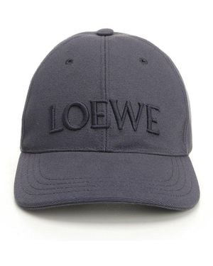 Loewe Logo Embroidered Cap - Grey