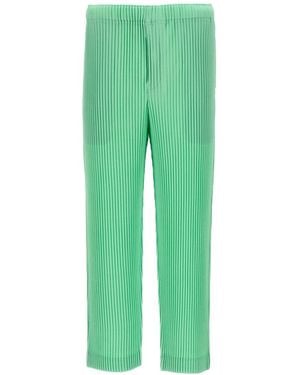 Homme Plissé Issey Miyake Mc January Trousers - Green