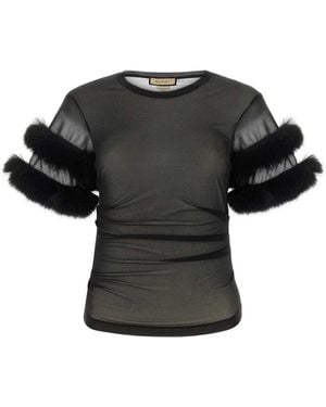 Gucci Jersey Top - Black