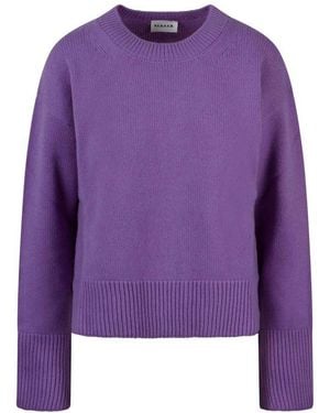 P.A.R.O.S.H. P.A.R.O..H. Crewneck Knitted Jumper - Purple