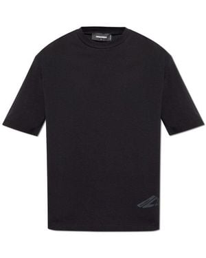 DSquared² Drawstring Hem T-Shirt in Black for Men | Lyst Canada