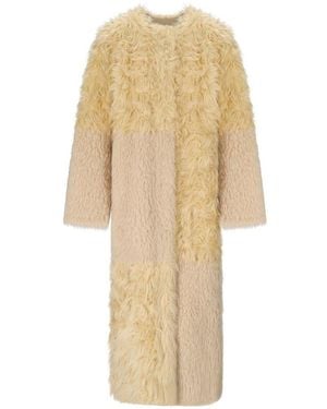 Stand Studio Hilma Cream Coat - Natural