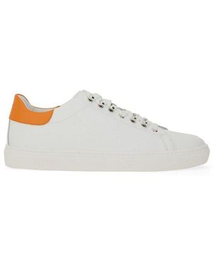 【送料&関税込】Moschino Round Toe Lace-up Sneakers Moschino Round Toe Lace-Up Sneakers in Black for Men | Lyst