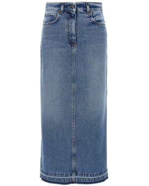 Fortela Jorgy Denim Long Skirt - Blue